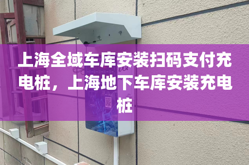 上海全域车库安装扫码支付充电桩，上海地下车库安装充电桩