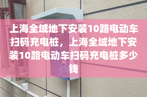 上海全域地下安装10路电动车扫码充电桩，上海全域地下安装10路电动车扫码充电桩多少钱