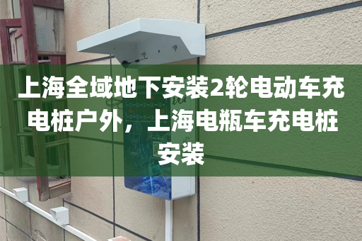 上海全域地下安装2轮电动车充电桩户外，上海电瓶车充电桩安装