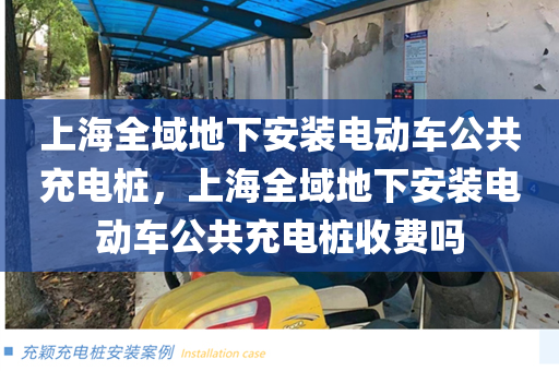 上海全域地下安装电动车公共充电桩，上海全域地下安装电动车公共充电桩收费吗