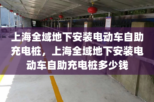 上海全域地下安装电动车自助充电桩，上海全域地下安装电动车自助充电桩多少钱