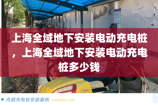 上海全域地下安装电动充电桩，上海全域地下安装电动充电桩多少钱