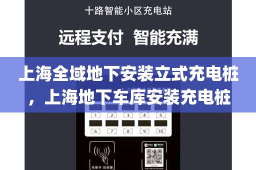 上海全域地下安装立式充电桩，上海地下车库安装充电桩