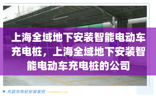 上海全域地下安装智能电动车充电桩，上海全域地下安装智能电动车充电桩的公司