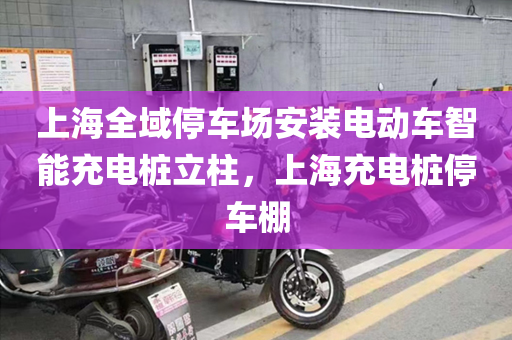 上海全域停车场安装电动车智能充电桩立柱，上海充电桩停车棚