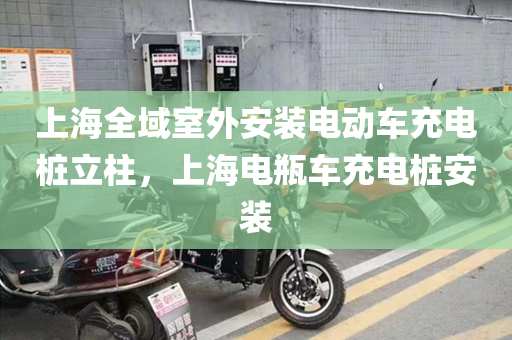 上海全域室外安装电动车充电桩立柱，上海电瓶车充电桩安装