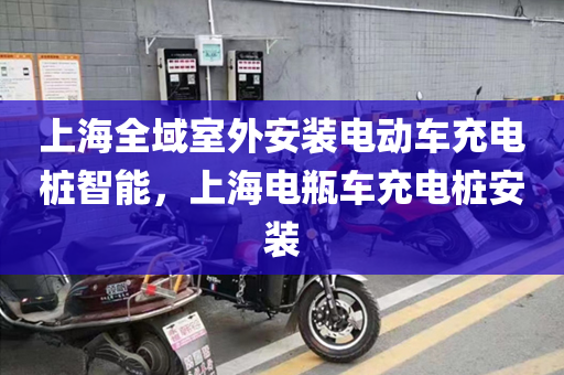 上海全域室外安装电动车充电桩智能，上海电瓶车充电桩安装