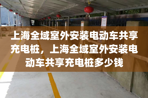 上海全域室外安装电动车共享充电桩，上海全域室外安装电动车共享充电桩多少钱