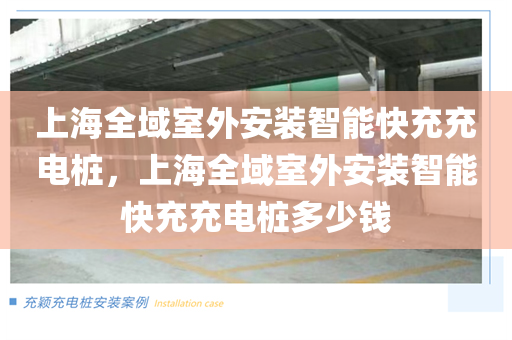 上海全域室外安装智能快充充电桩，上海全域室外安装智能快充充电桩多少钱