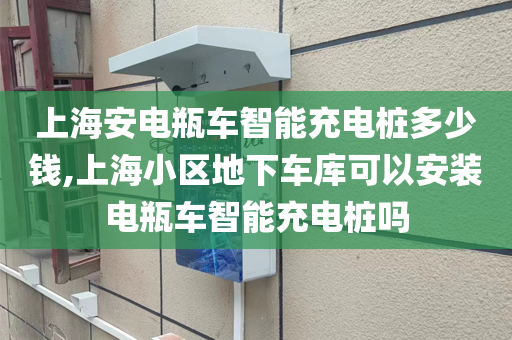 上海安电瓶车智能充电桩多少钱,上海小区地下车库可以安装电瓶车智能充电桩吗