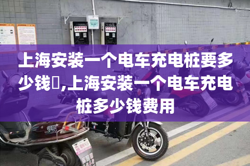 上海安装一个电车充电桩要多少钱​,上海安装一个电车充电桩多少钱费用
