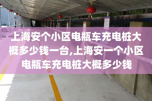 上海安个小区电瓶车充电桩大概多少钱一台,上海安一个小区电瓶车充电桩大概多少钱