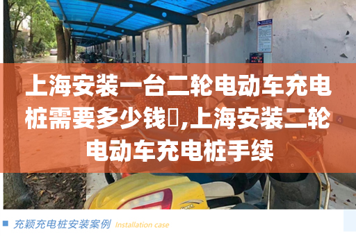 上海安装一台二轮电动车充电桩需要多少钱​,上海安装二轮电动车充电桩手续
