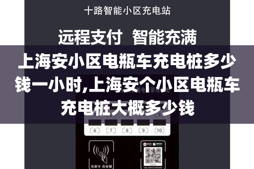 上海安小区电瓶车充电桩多少钱一小时,上海安个小区电瓶车充电桩大概多少钱